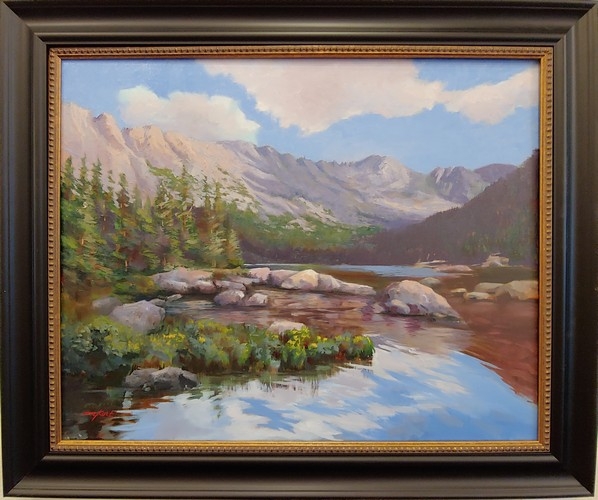 Click to view detail for Alpine Lake 24x30 $2000